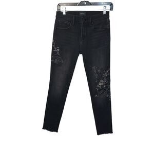 Driftwood Jackie Black enbrodried  Jeans sz 25